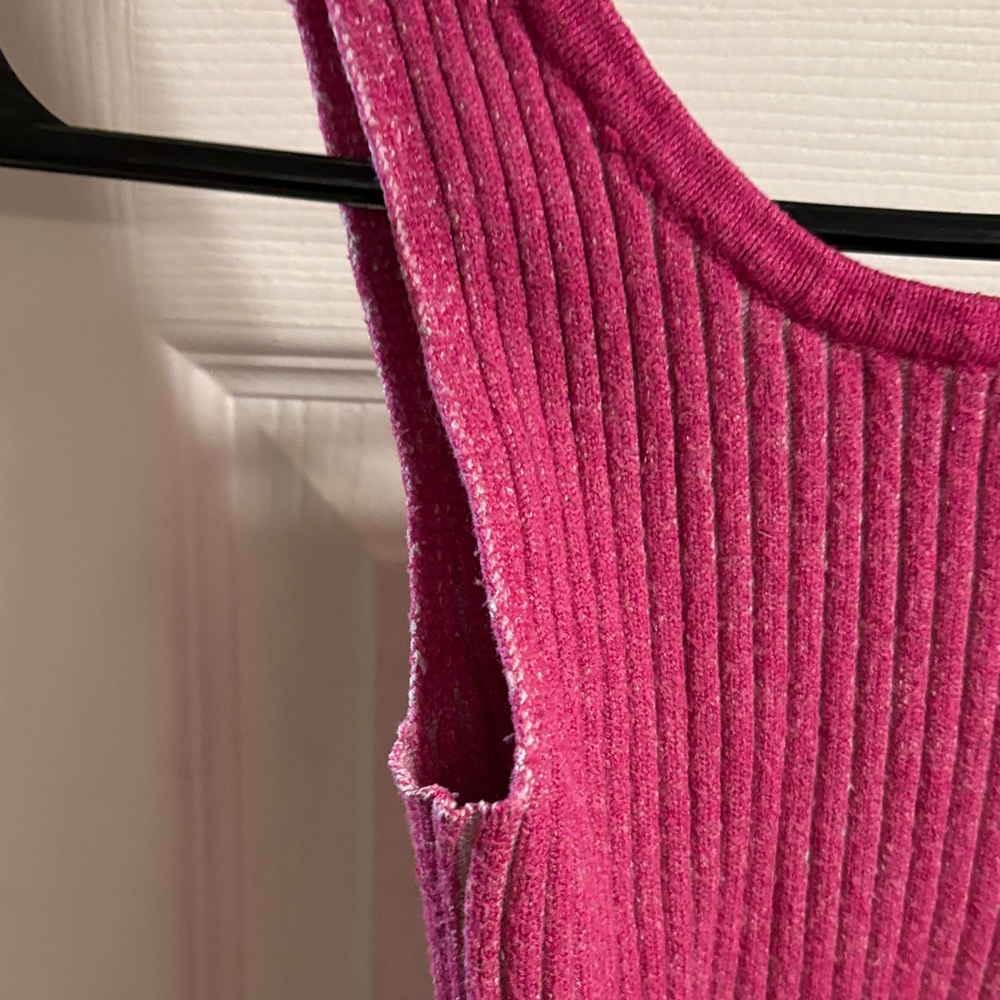 Wild Fable Fuchsia Ribbed Crop Top - Picture 8 of 8